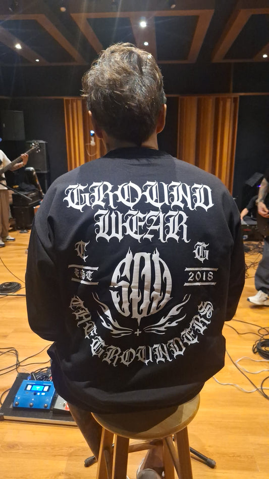 TG GROUNDWEAR BLACK SWEATER