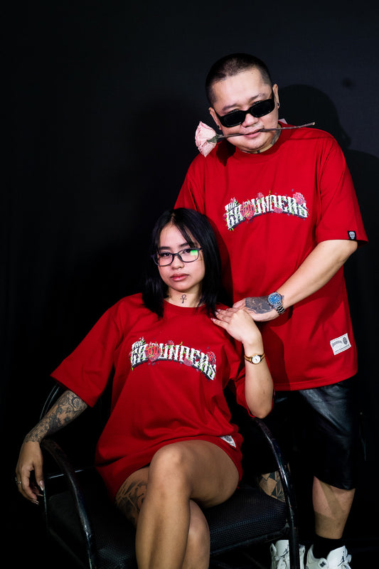 TG ARCH ROSE RED TEE