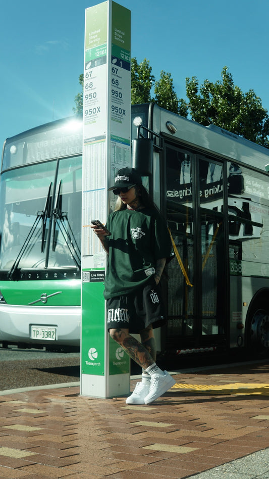 TG GROUNDWEAR MOSS GREEN TEE