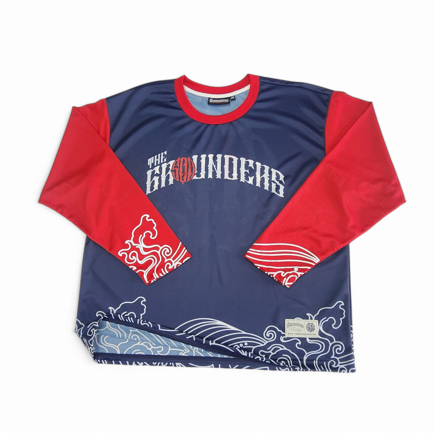 TG ORIENTAL LONGSLEEVE JERSEY (Blue Red)