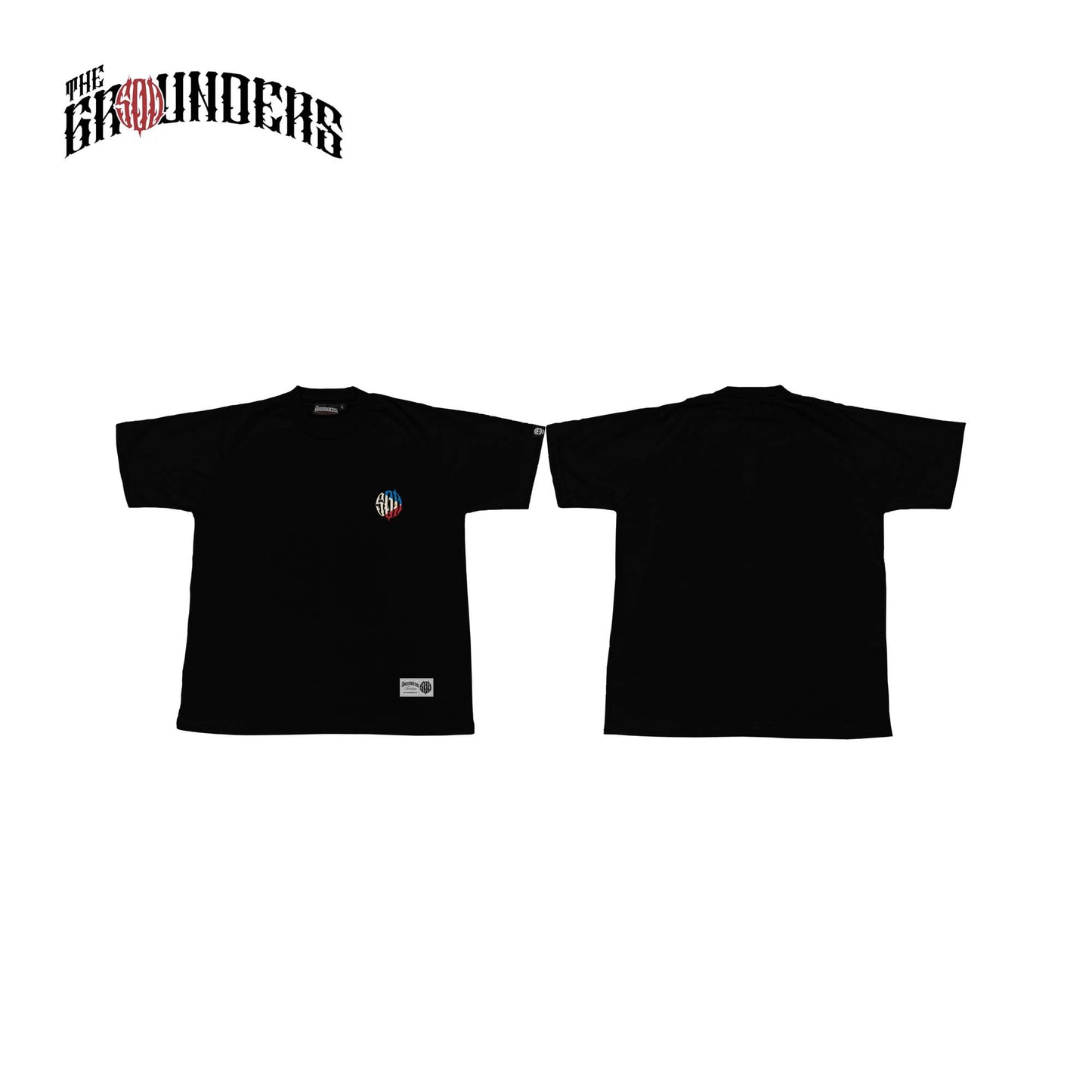 TG 500 LOGO FLAG BLACK TEE