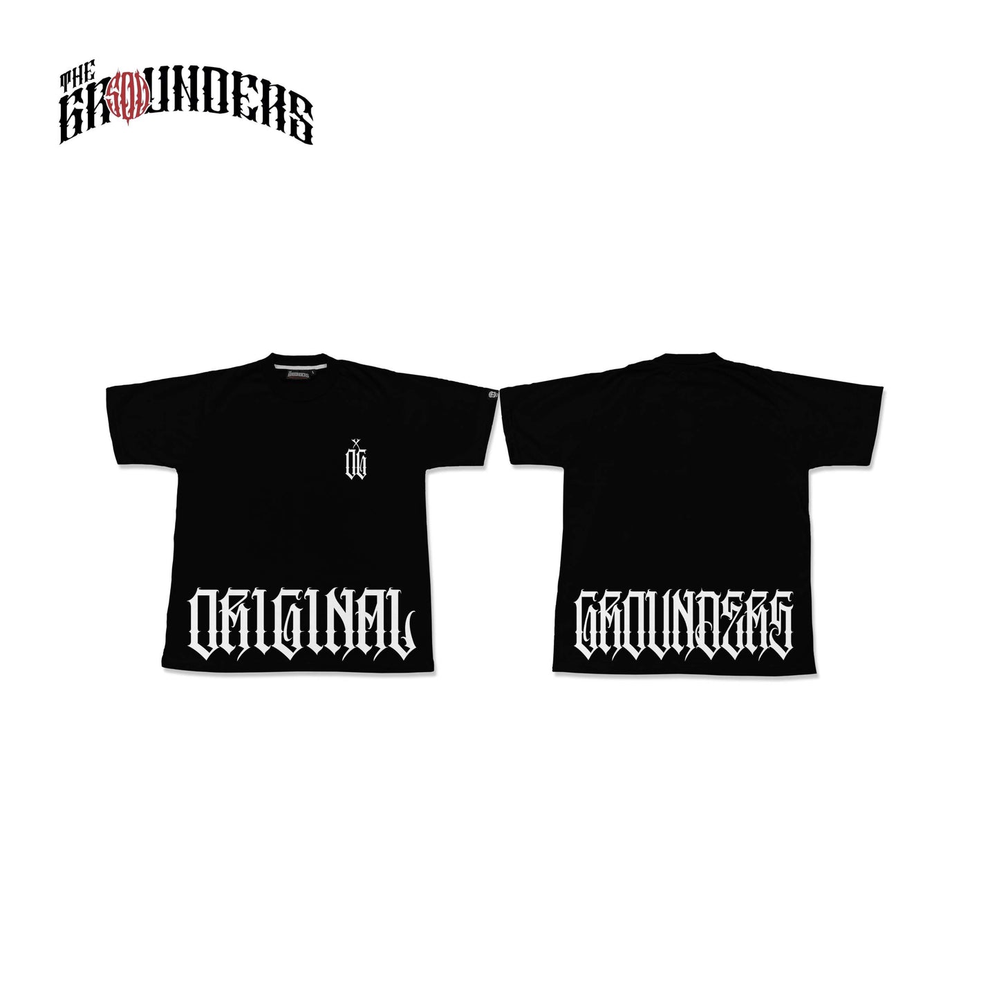ORIGINAL GROUNDERS BLACK TEE
