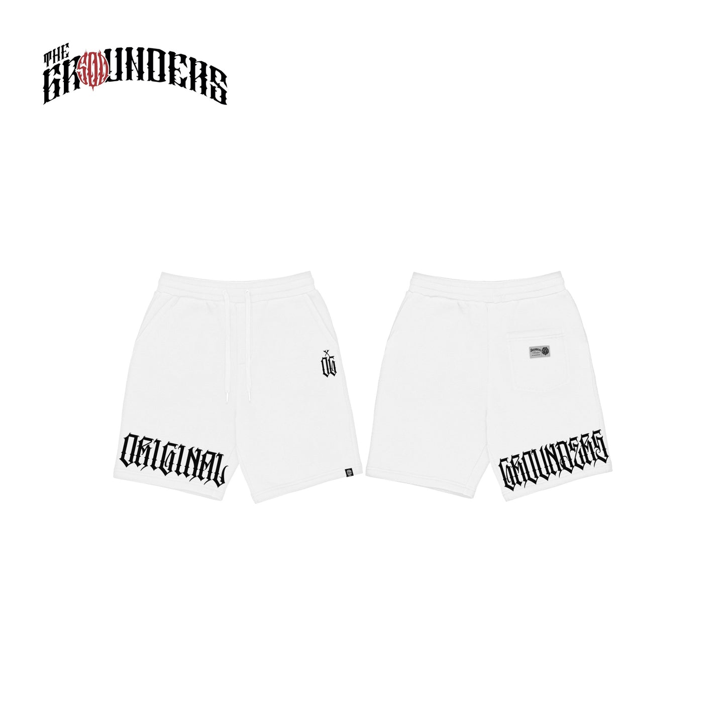 ORIGINAL GROUNDERS SWEATSHORT WHITE