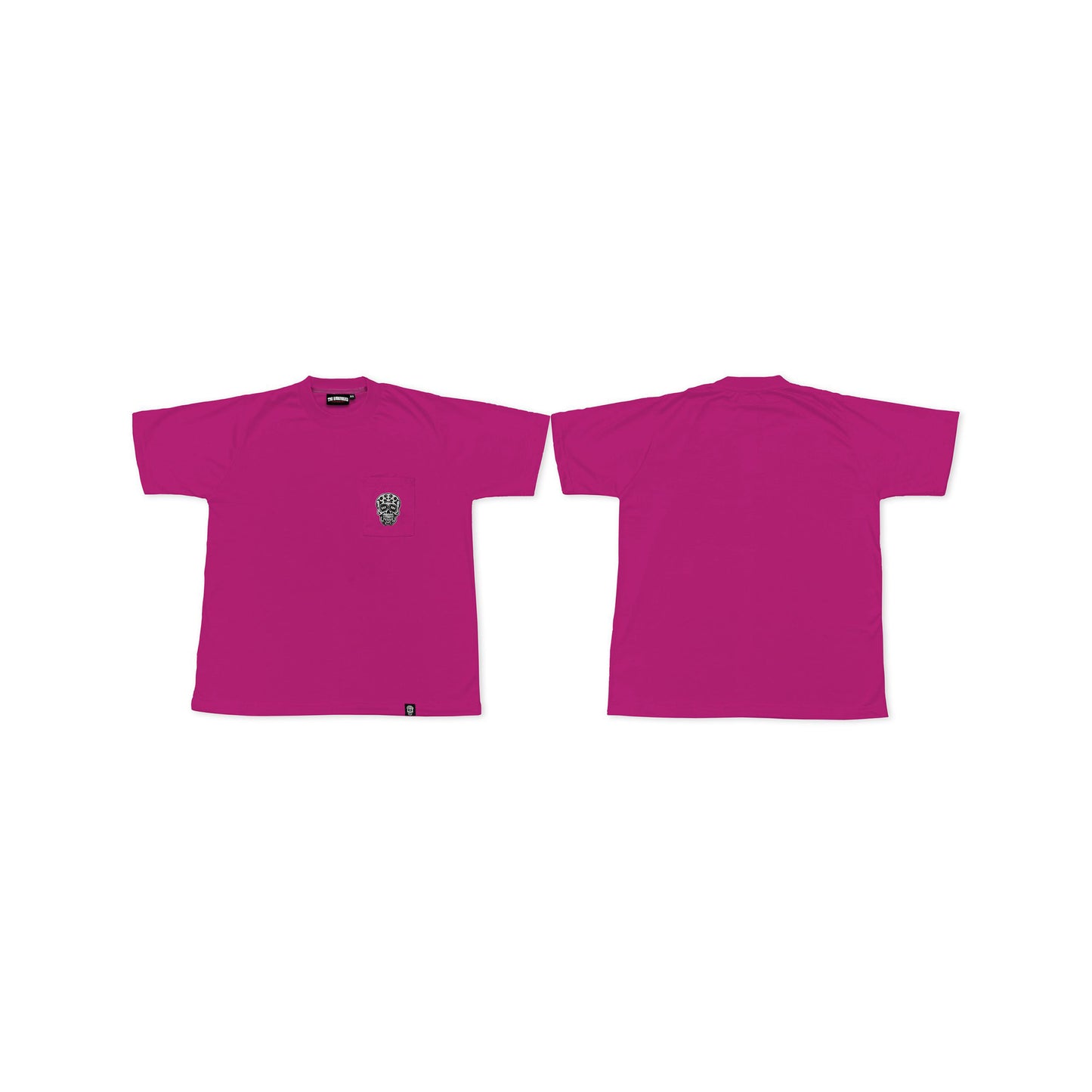 FUCHSIA PINK SQUARED POCKET TEE