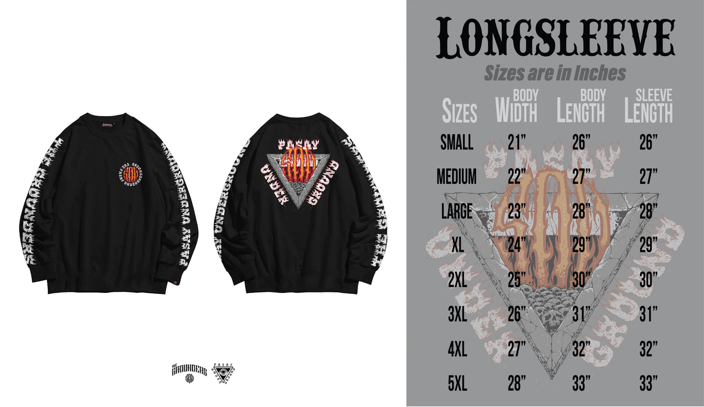 THE GROUNDERS X PASAY UNDERGROUND COLLAB | LONGSLEEVE