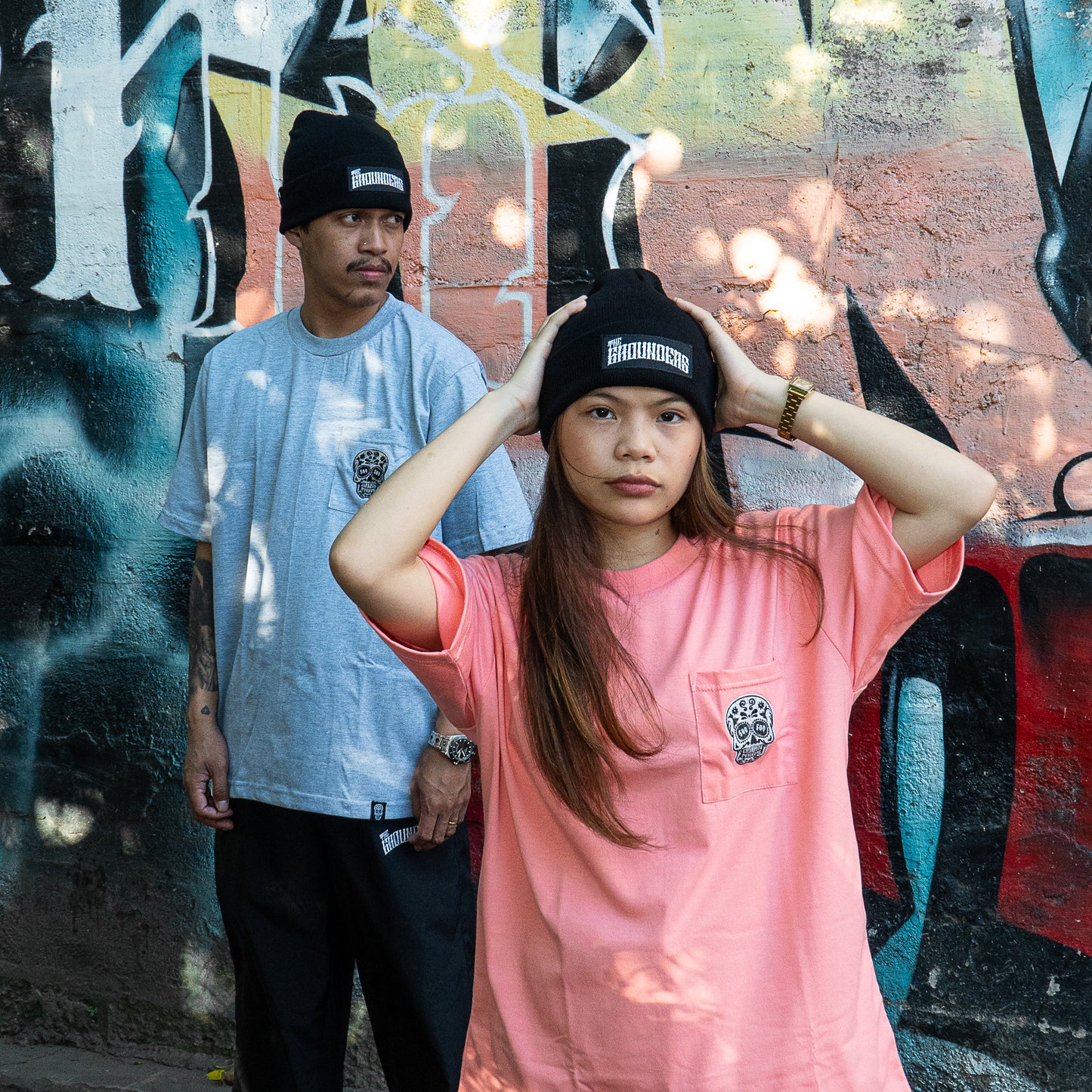 PEACH SQUARED POCKET TEE