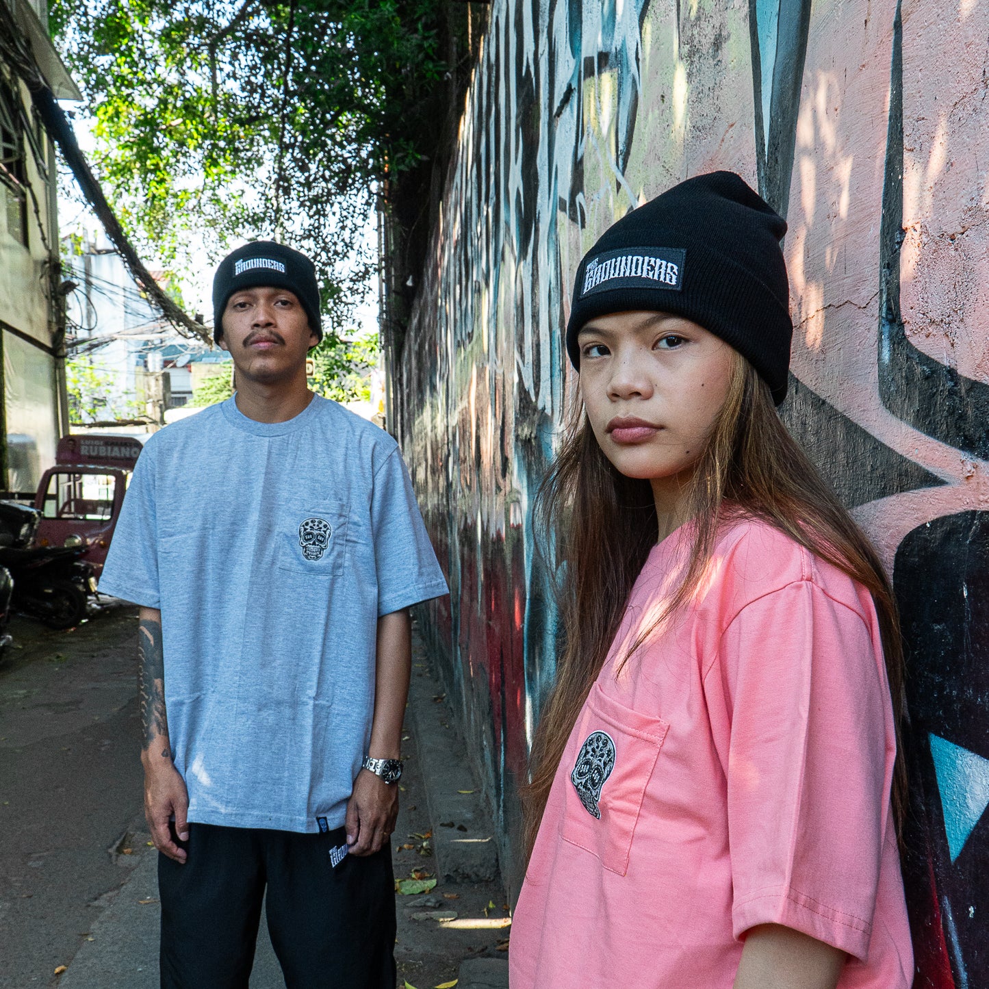 PEACH SQUARED POCKET TEE