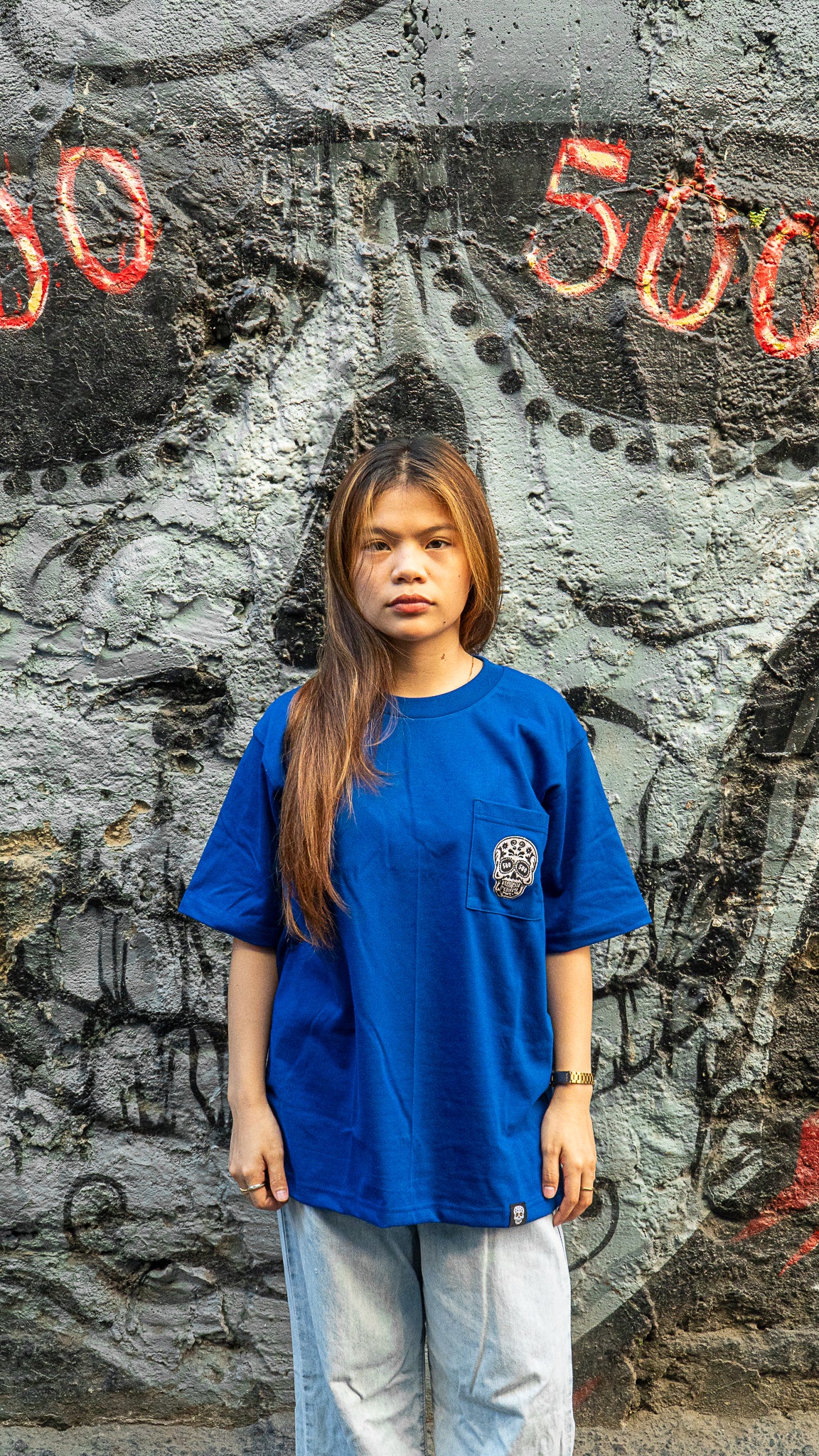 ROYAL BLUE SQUARED POCKET TEE