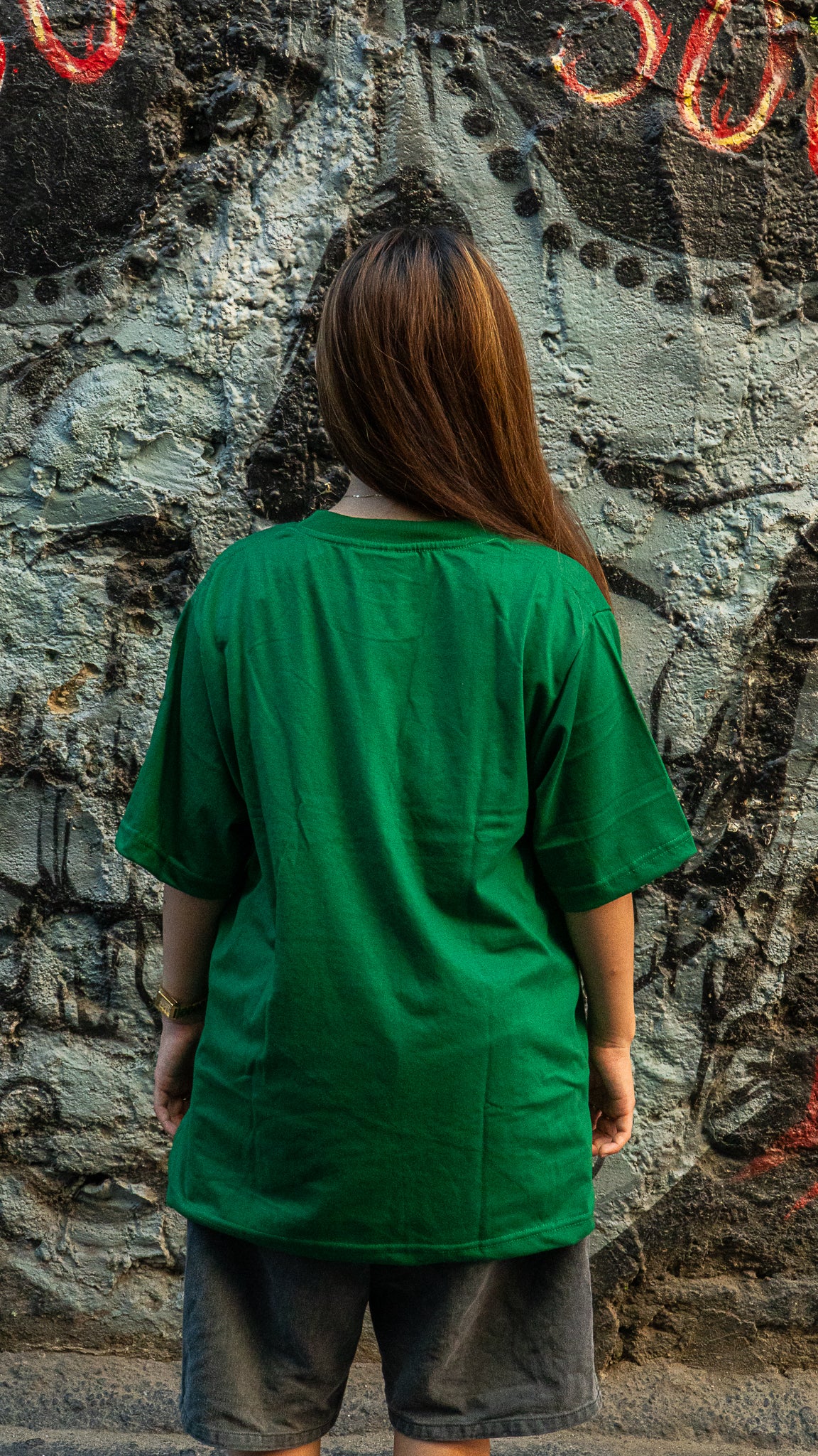 EMERALD GREEN SQUARED POCKET TEE