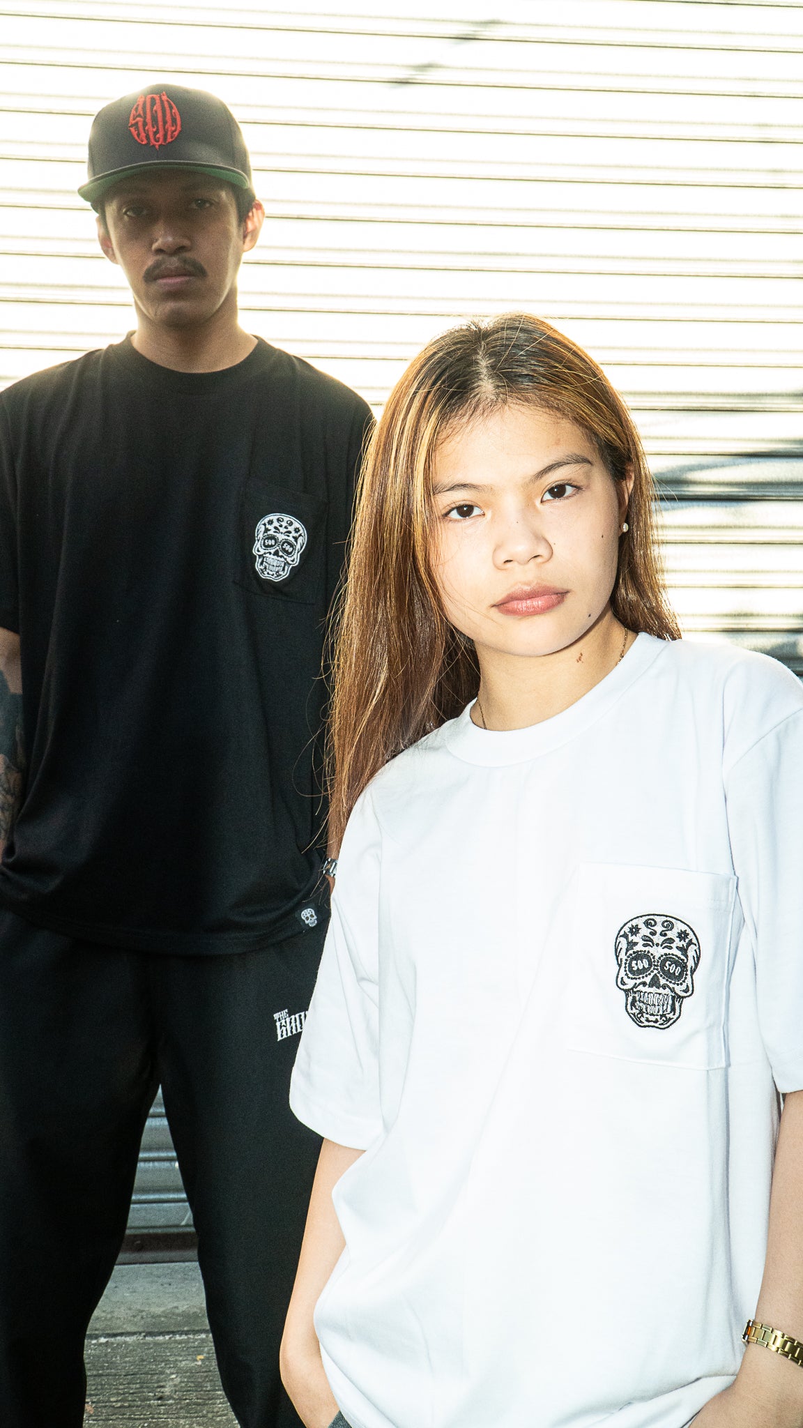 WHITE SQUARED POCKET TEE