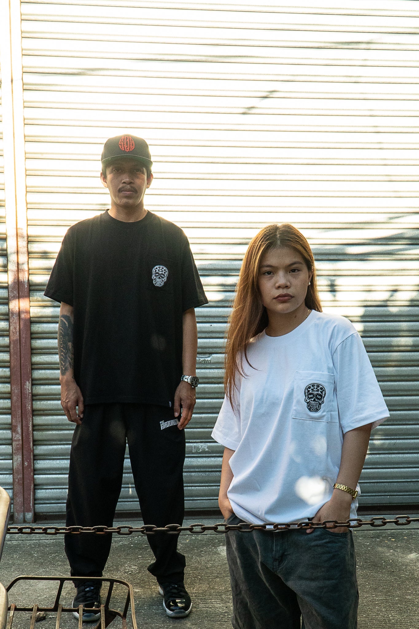 WHITE SQUARED POCKET TEE
