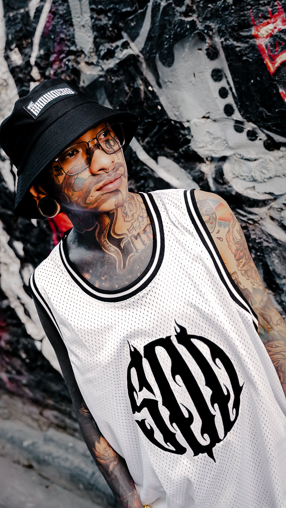500 OG LOGO WHITE KNITTED JERSEY