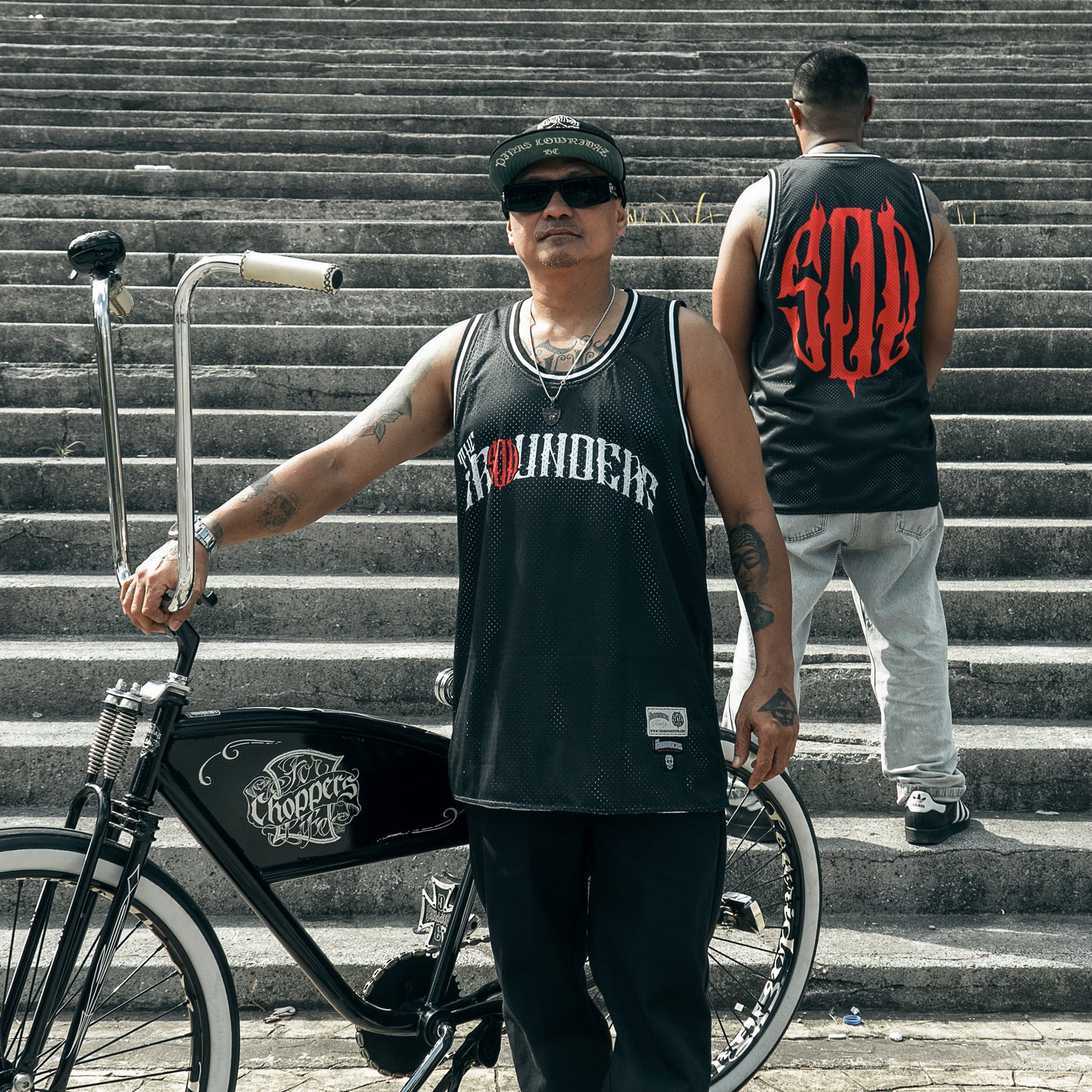 REVERSIBLE SANDO JERSEY (Black White)