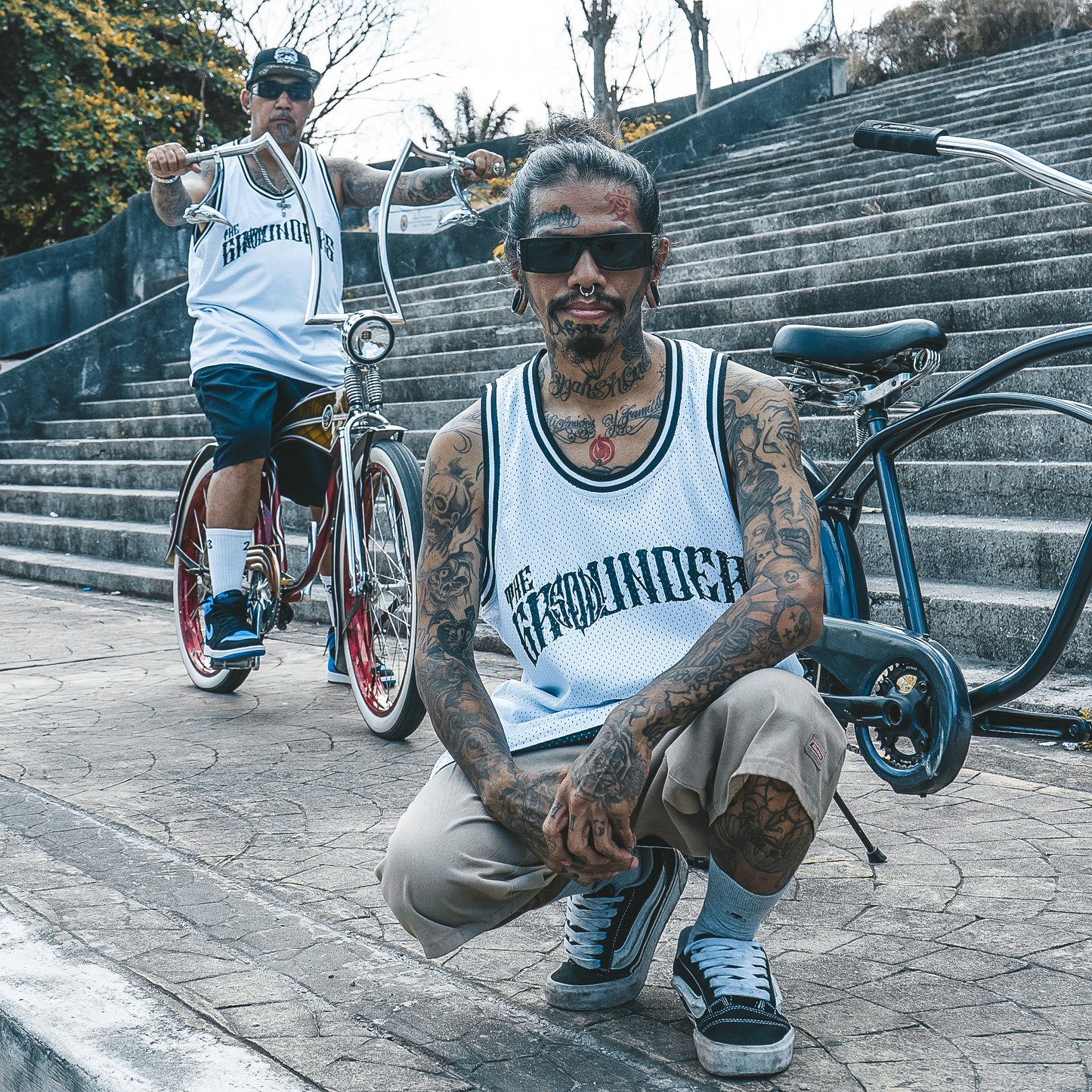 REVERSIBLE SANDO JERSEY (Black White)