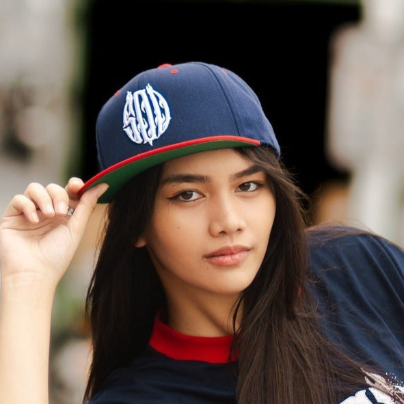 500 OG LOGO | SNAPBACK BLUE RED