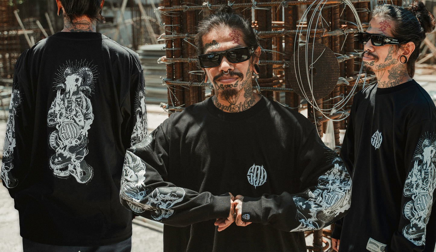 BAPHOMET LONGSLEEVE BLACK
