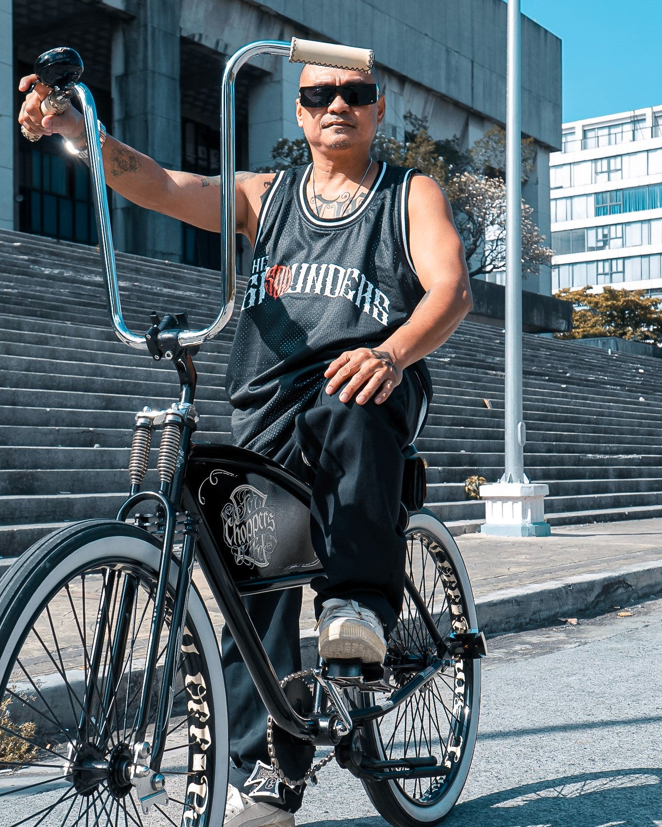 REVERSIBLE SANDO JERSEY (Black White)
