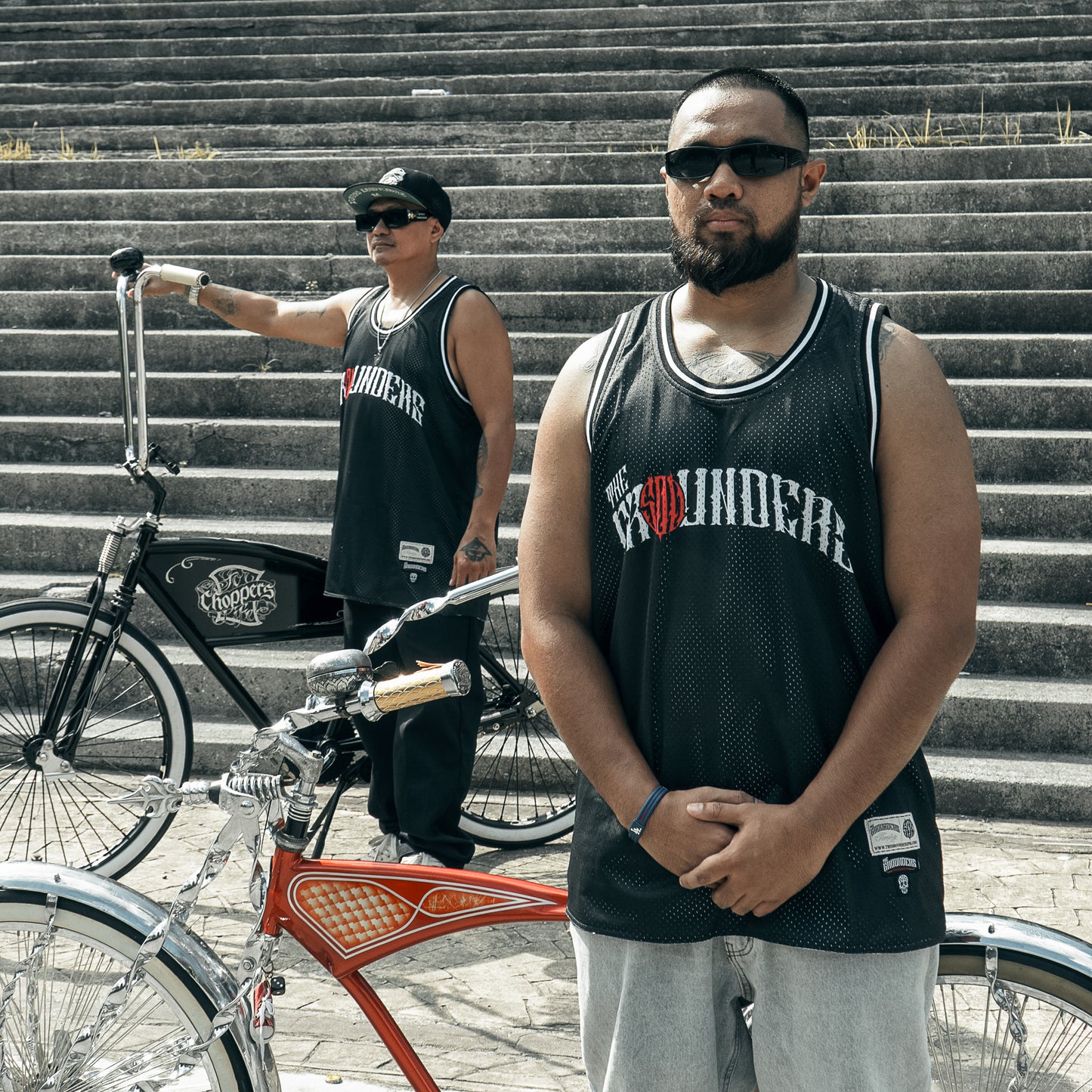 REVERSIBLE SANDO JERSEY (Black White)