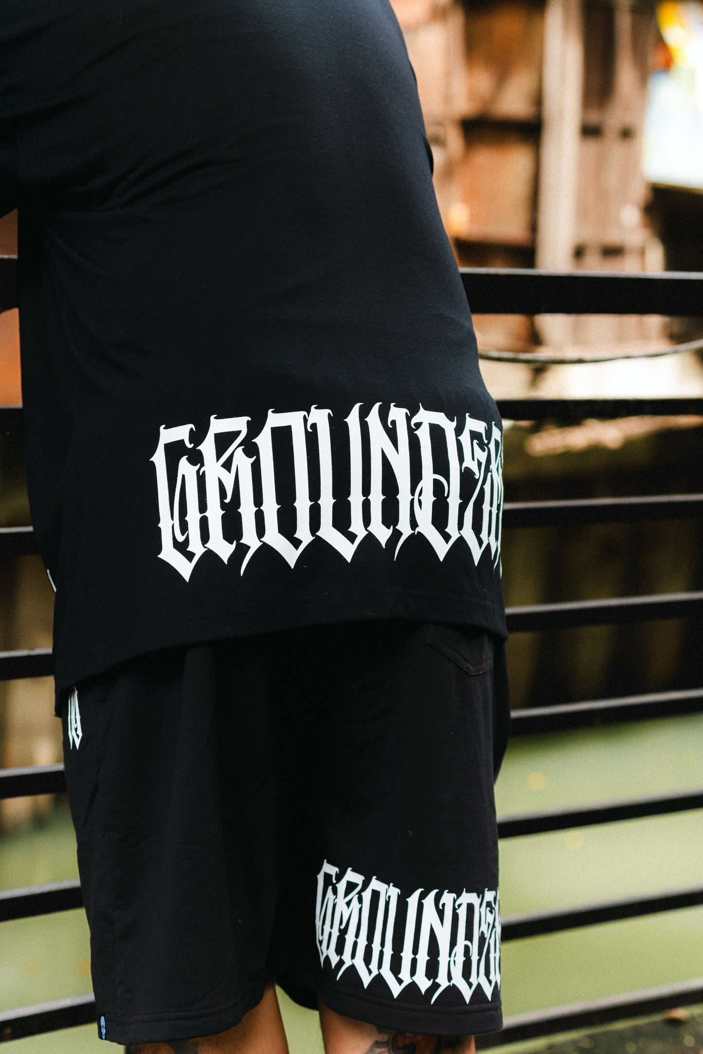 ORIGINAL GROUNDERS SWEATSHORT BLACK