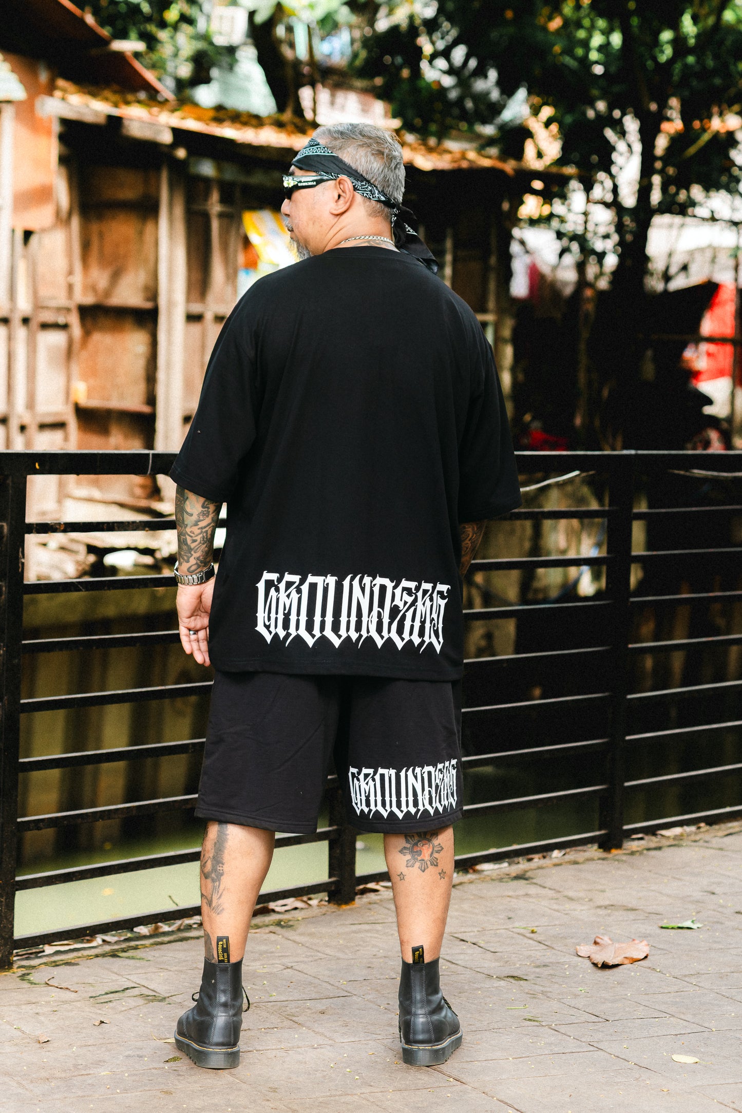ORIGINAL GROUNDERS SWEATSHORT BLACK