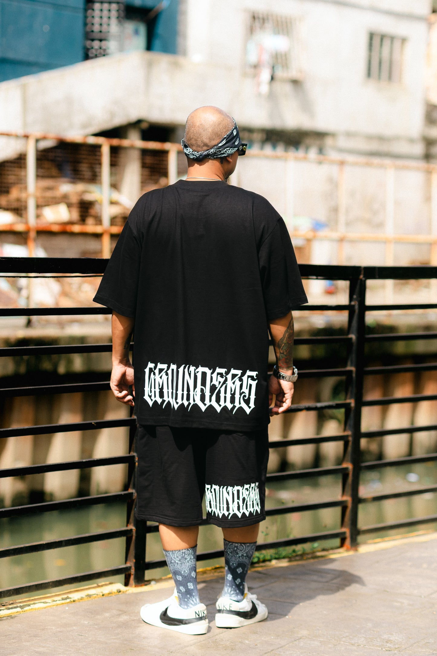 ORIGINAL GROUNDERS SWEATSHORT BLACK