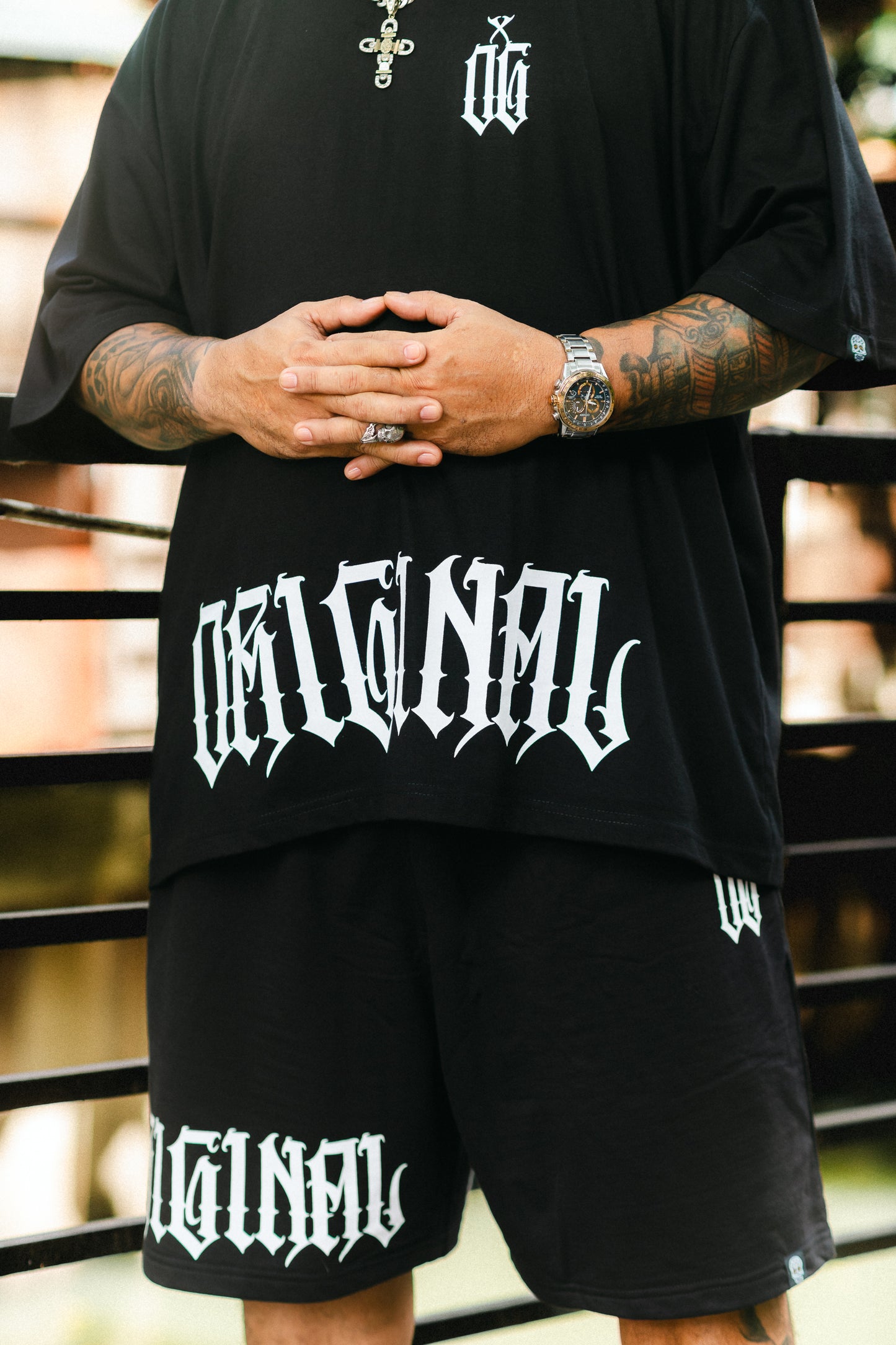 ORIGINAL GROUNDERS SWEATSHORT BLACK