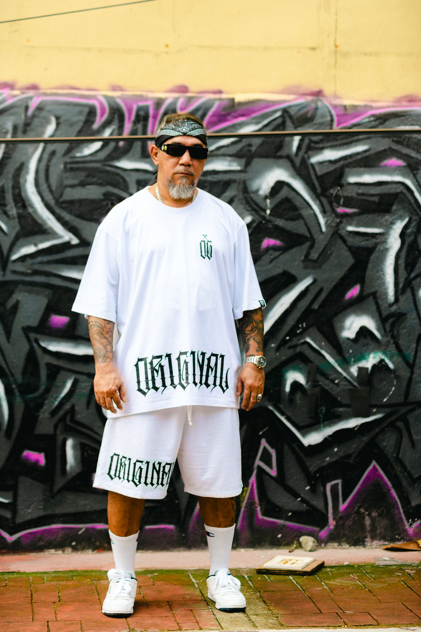 ORIGINAL GROUNDERS SWEATSHORT WHITE
