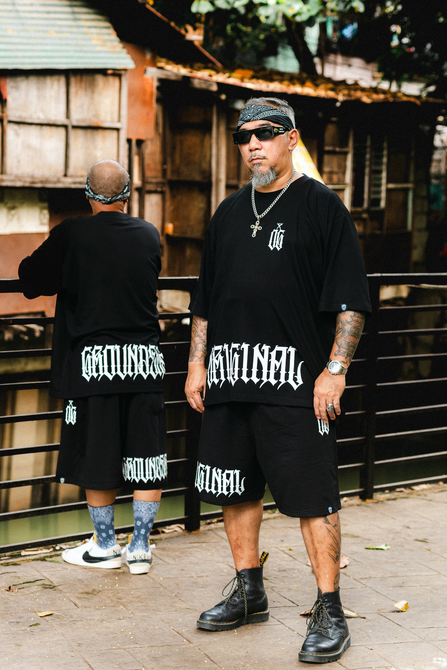 ORIGINAL GROUNDERS SWEATSHORT BLACK