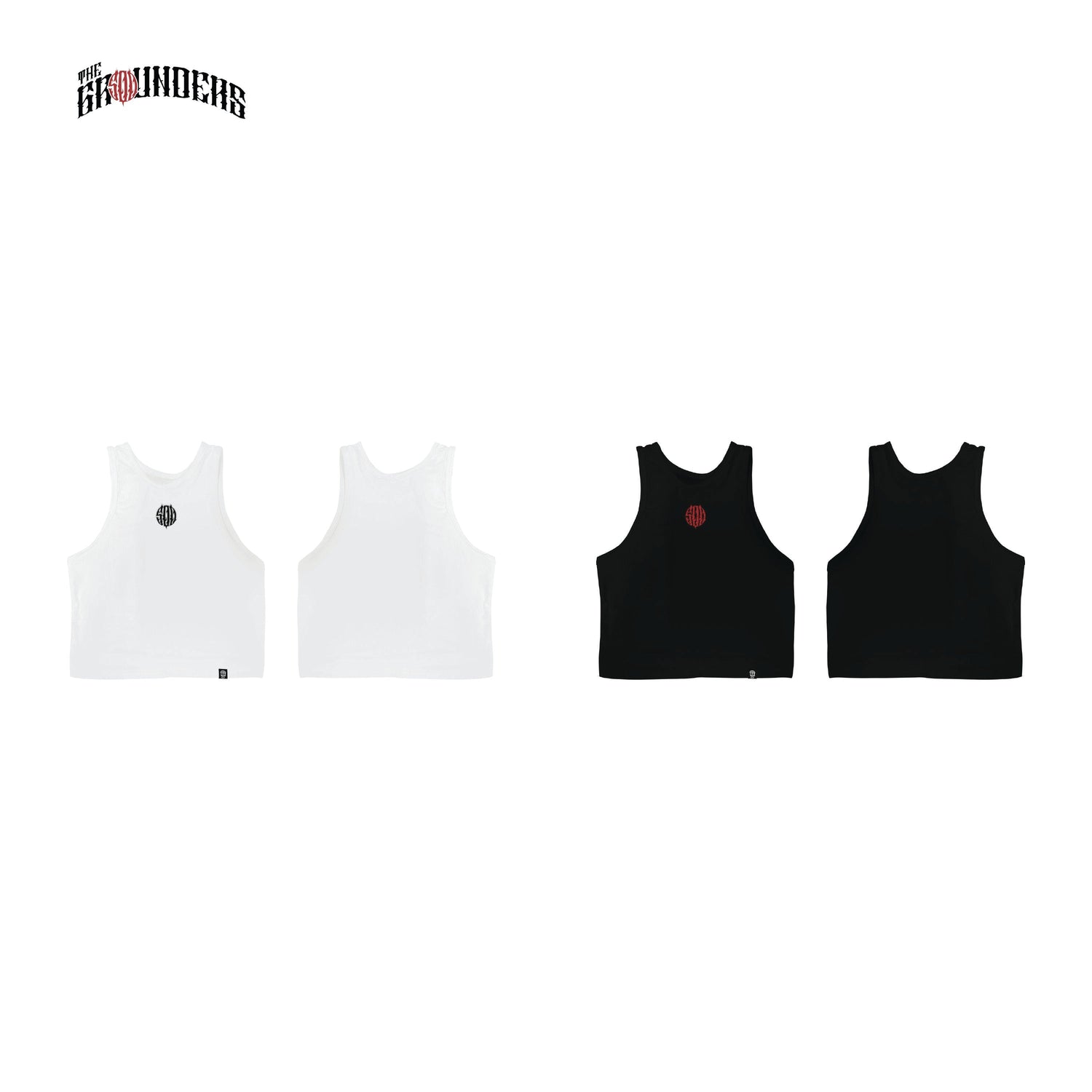 TG RIB-KNITTED CROP TANKTOP