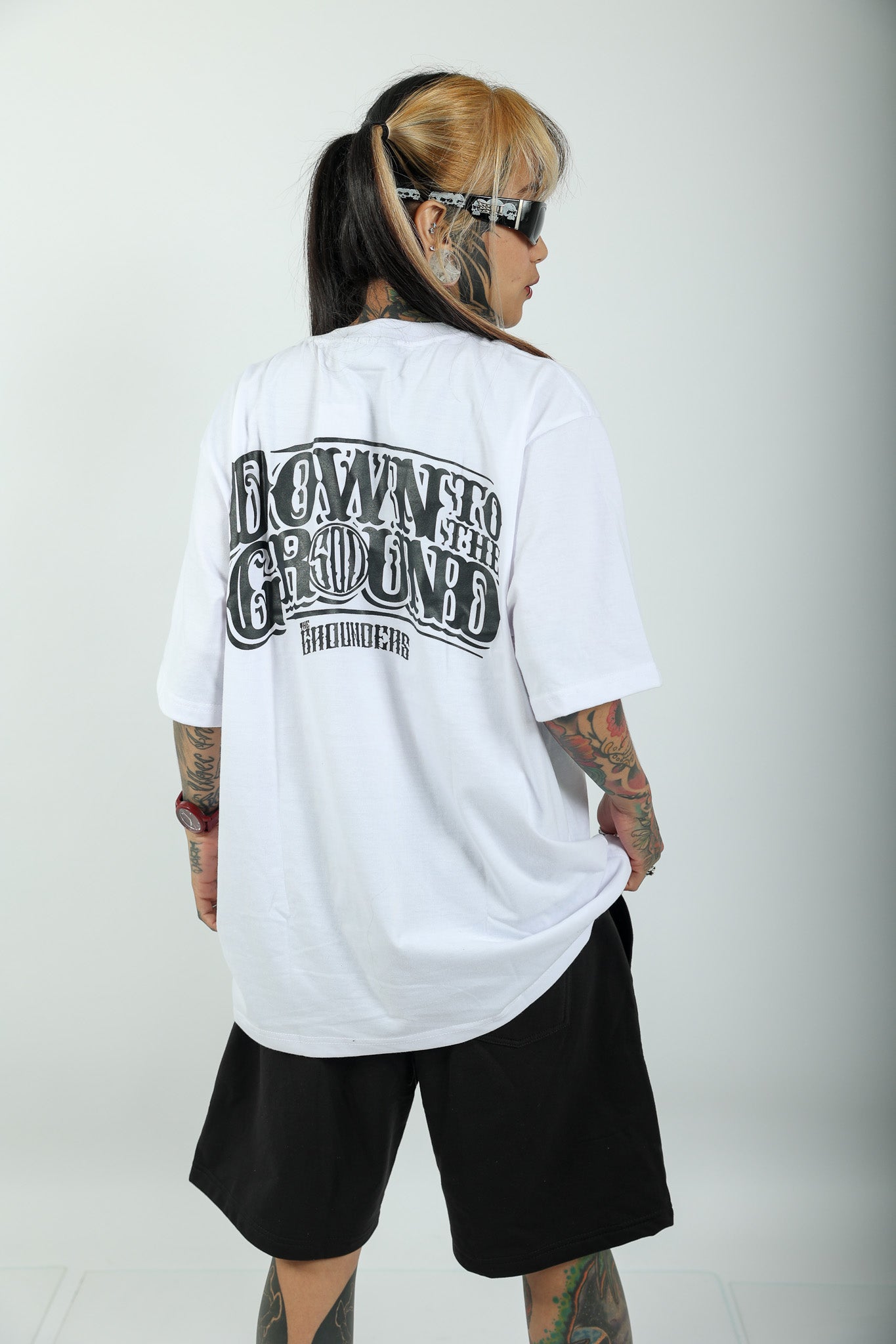 TG DOWN TO THE GROUND BLACK TEE