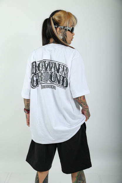 TG DOWN TO THE GROUND BLACK TEE