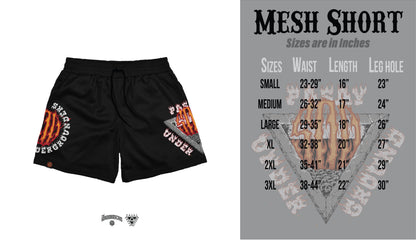 THE GROUNDERS X PASAY UNDERGROUND COLLAB | MESH SHORT