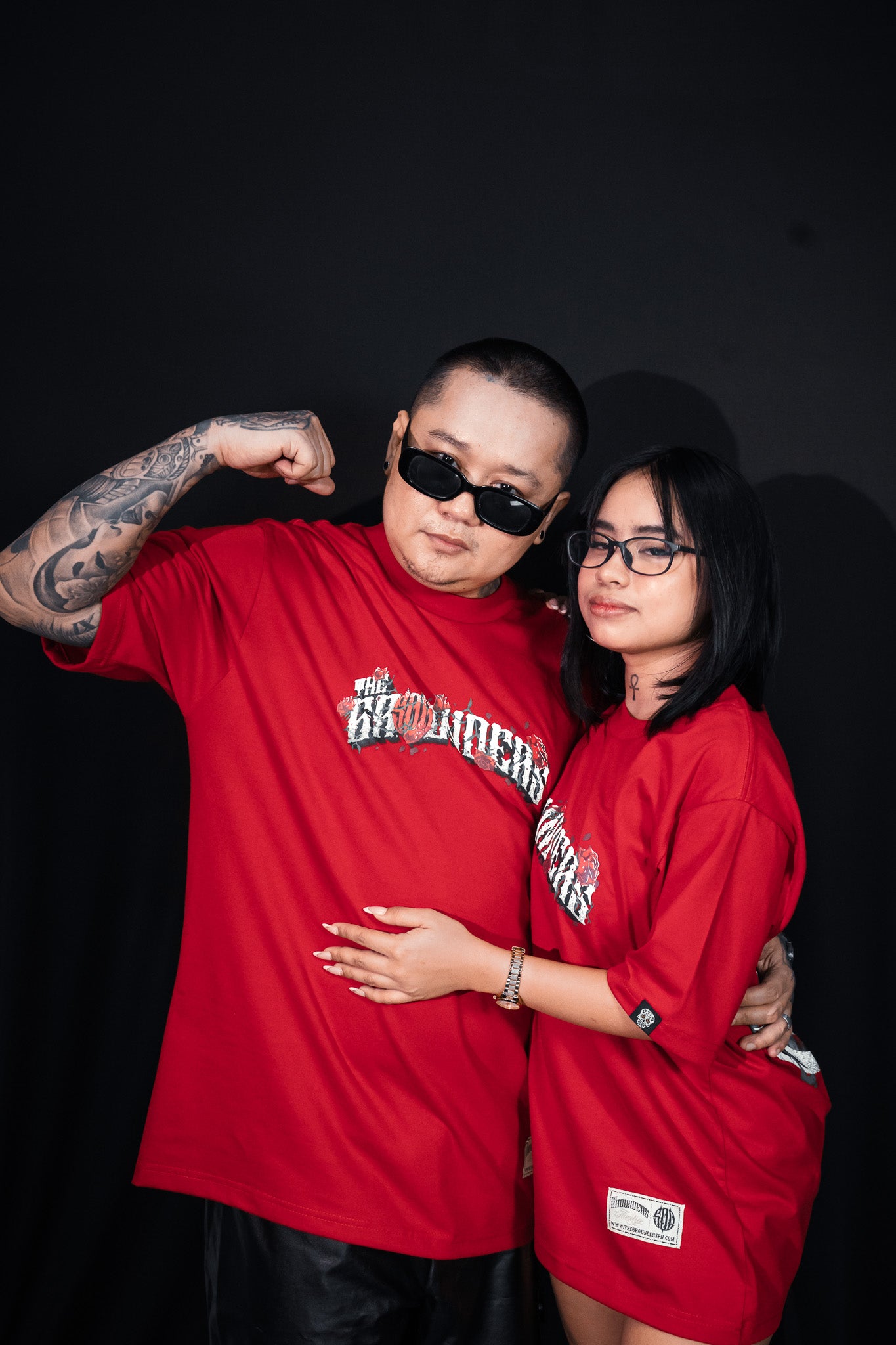 TG ARCH ROSE RED TEE