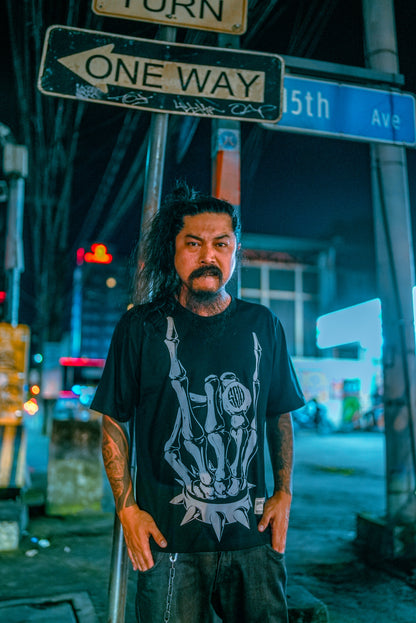 TG RAKENROL MONO BIG LOGO BLACK TEE