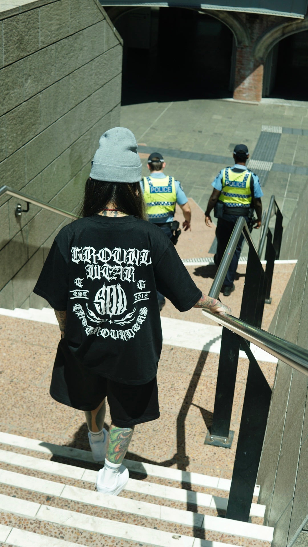 TG GROUNDWEAR BLACK TEE