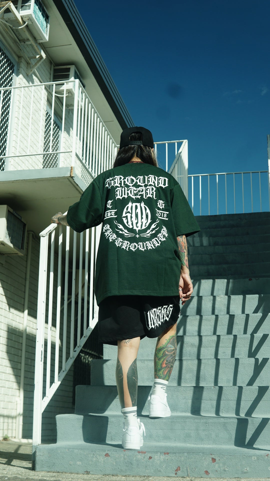 TG GROUNDWEAR MOSS GREEN TEE