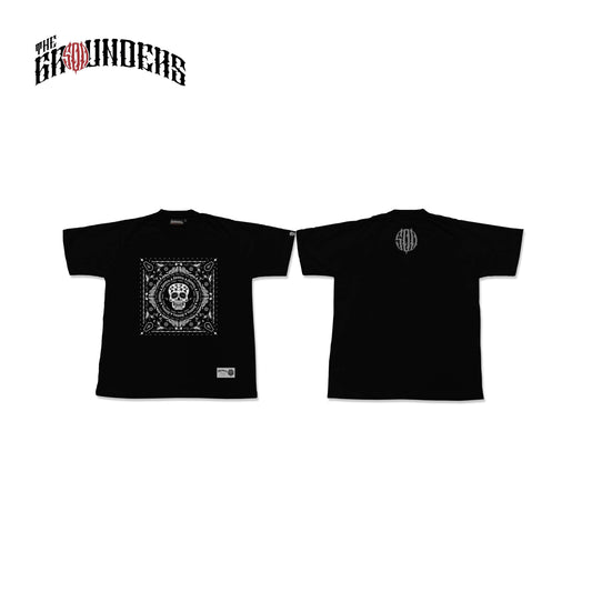 TG BANDANA SKULL BLACK TEE