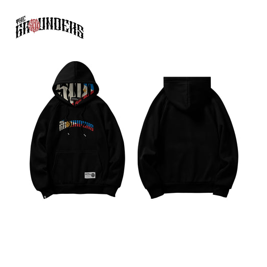 TG ARCH FLAG BLACK HOODIE
