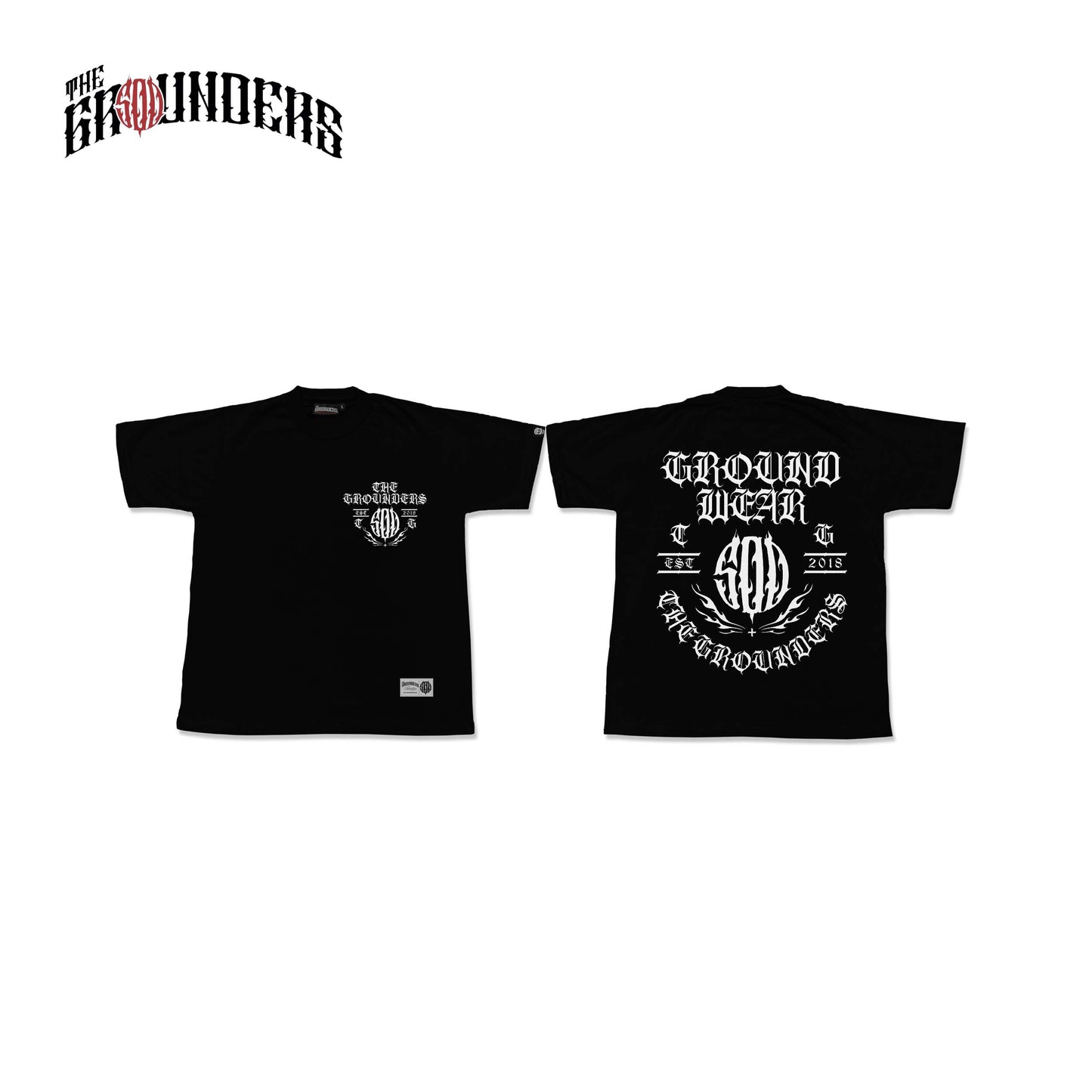 TG GROUNDWEAR BLACK TEE