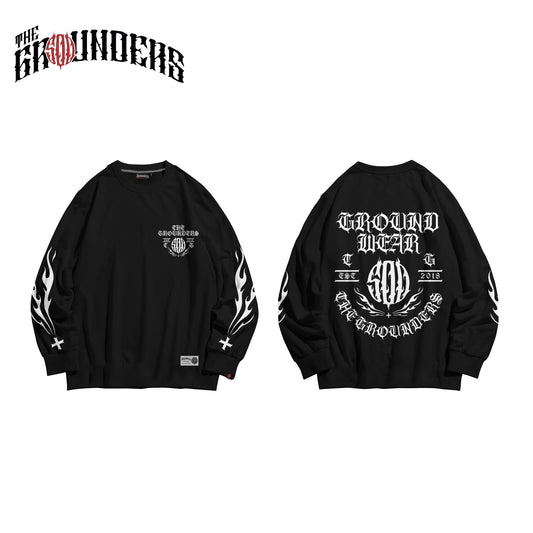 TG GROUNDWEAR BLACK SWEATER