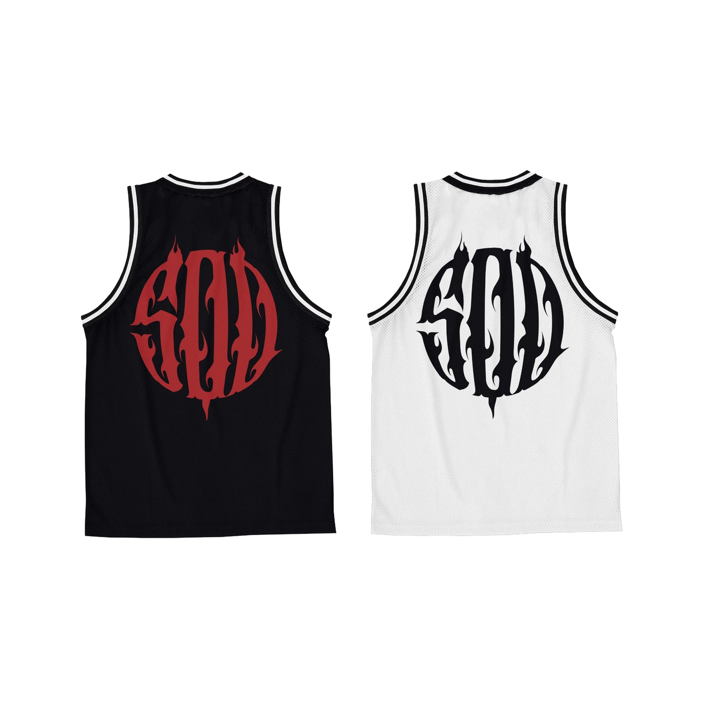 REVERSIBLE SANDO JERSEY (Black White)