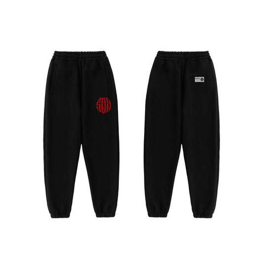500 OG LOGO | BLACK SWEATPANTS