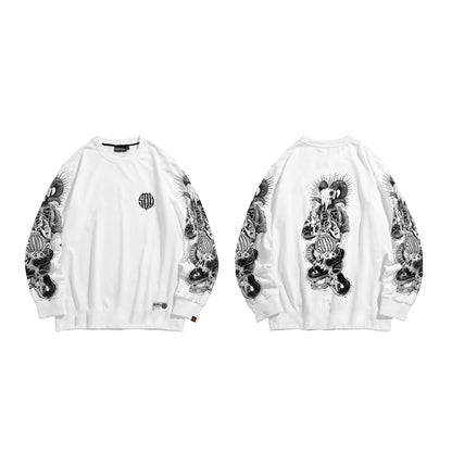 BAPHOMET LONGSLEEVE WHITE