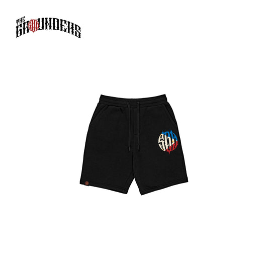 TG 500 LOGO FLAG SWEATSHORT BLACK