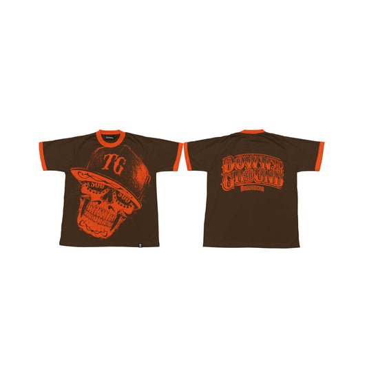 TG SCRIBBLE CHOCO BROWN TEE