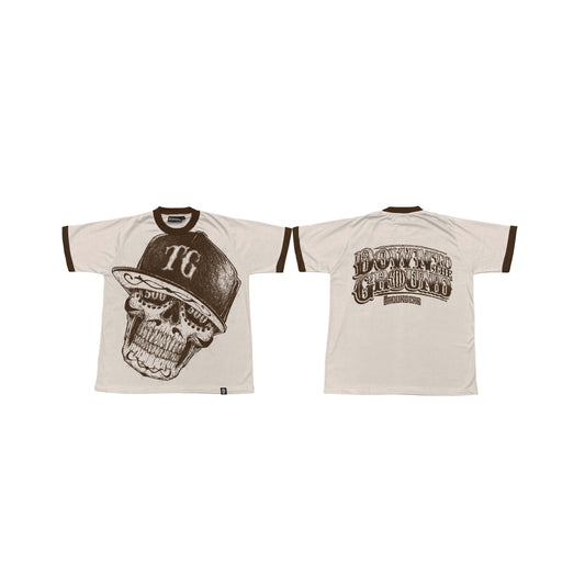 TG SCRIBBLE RINGER OFFWHITE TEE