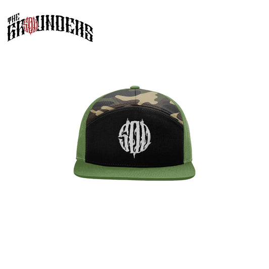 7 PANEL MESH CAP CAMOU