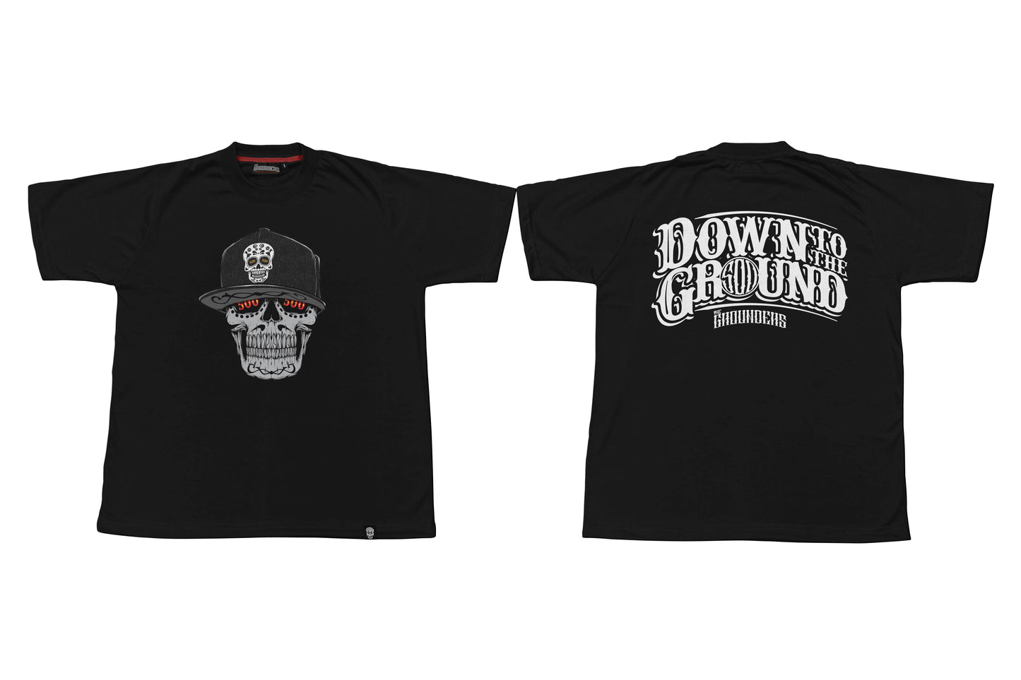 TG DOWN TO THE GROUND BLACK TEE