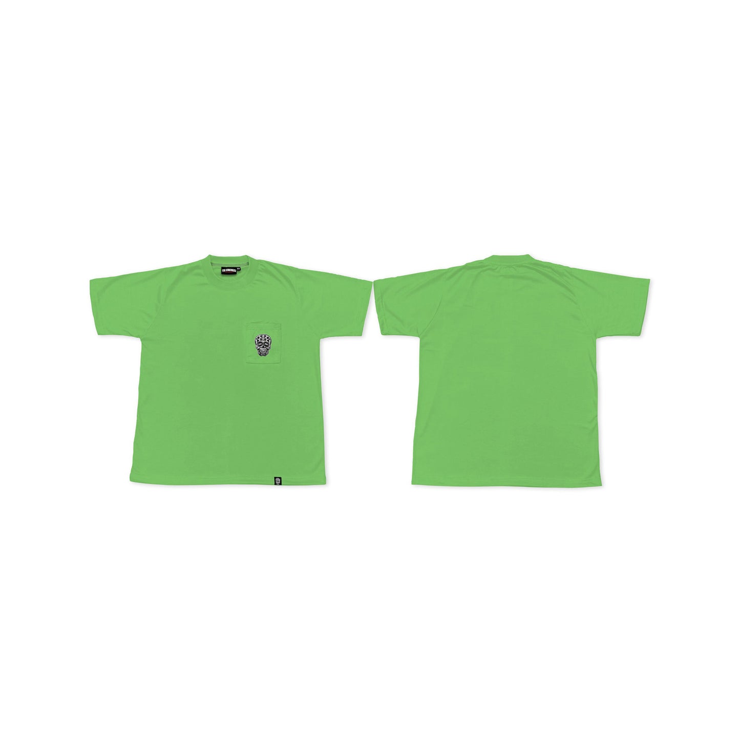 APPLE GREEN SQUARED POCKET TEE