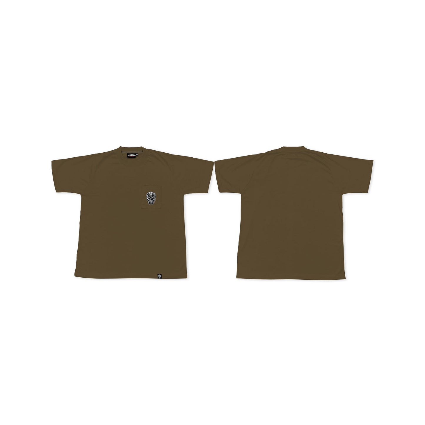 CHOCO BROWN SQUARED POCKET TEE